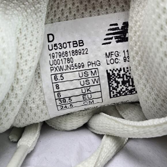 NEW New Balance 530 Womens Size 8 D Running Shoes U530TBB Gray Mineral Green - Picture 10 of 12